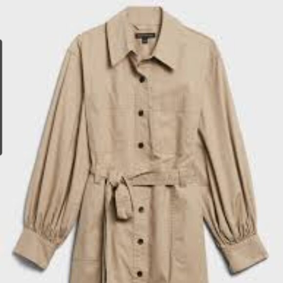 Banana Republic Utility Shirt Dress - Picture 1 of 8